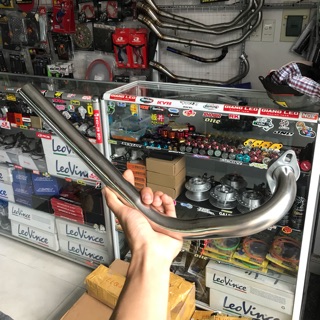 cổ pô inox 304  cho  xe exciter 135  gắn như zin