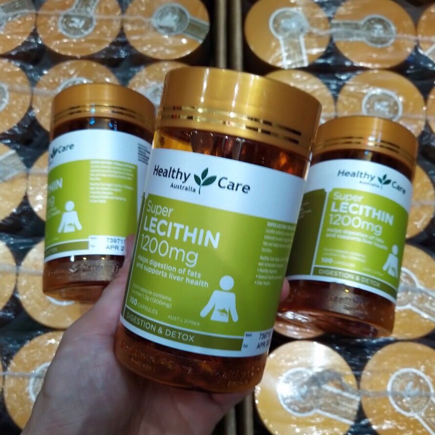 Tinh chất Mầm đậu nành Lecithin Healthy Care 100 viên (Mẫu mới)