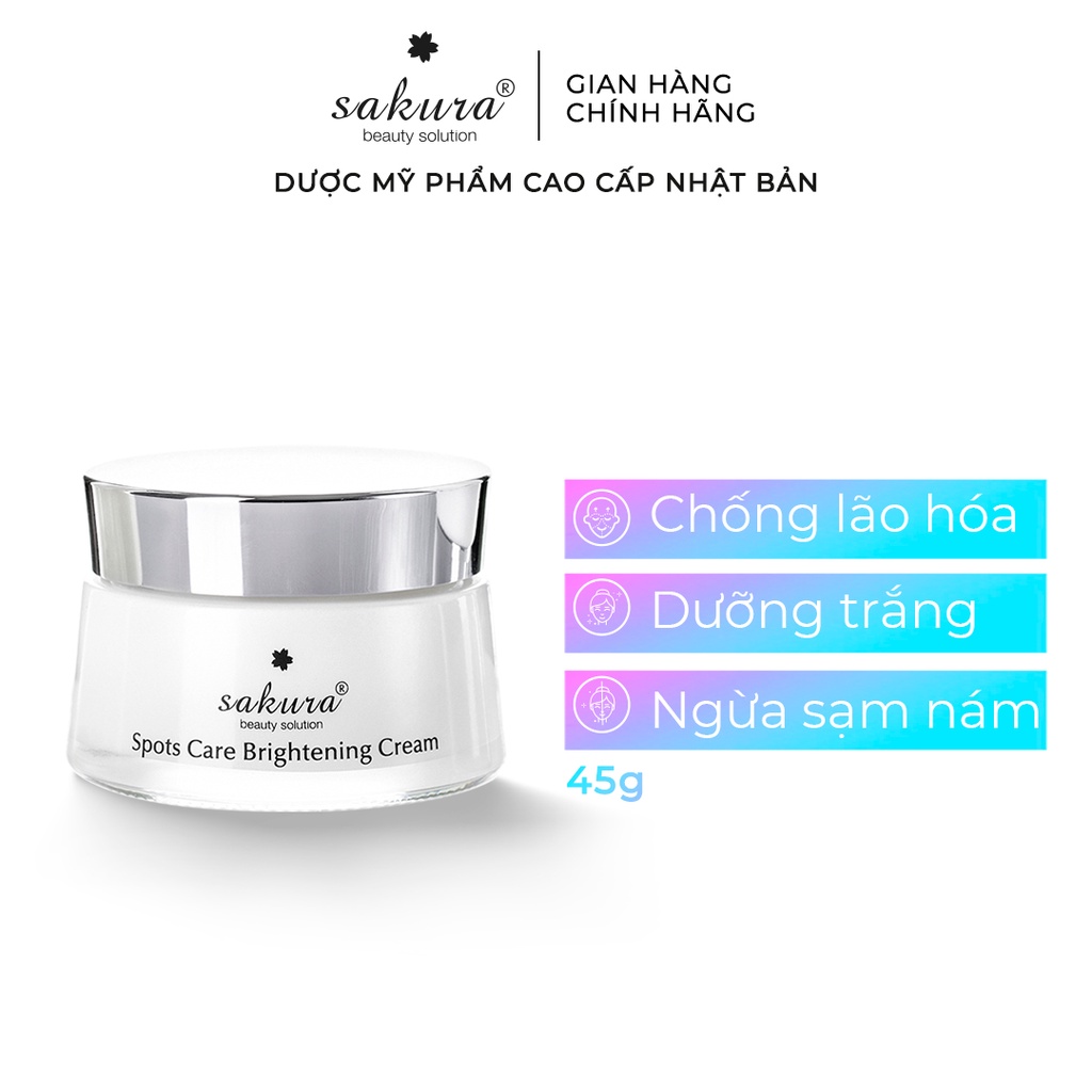 Kem dưỡng da trắng sáng Sakura Spots Care Brightening Cream 45g