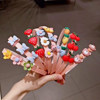 Bờm Cài Tóc Hoa Quả Siêu Đáng Yêu Cho Bé