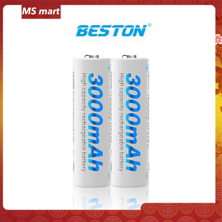 COMBO 4 Pin sạc AA/AAA Beston Chính Hãng