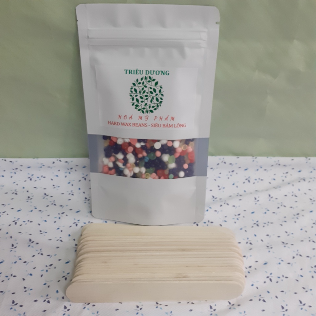 Set Wax sáp màu 100g bám lông TD + 20 que lấy sáp.