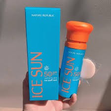 Kem chống nắng ice sun Nature Republic mẫu mới 2018