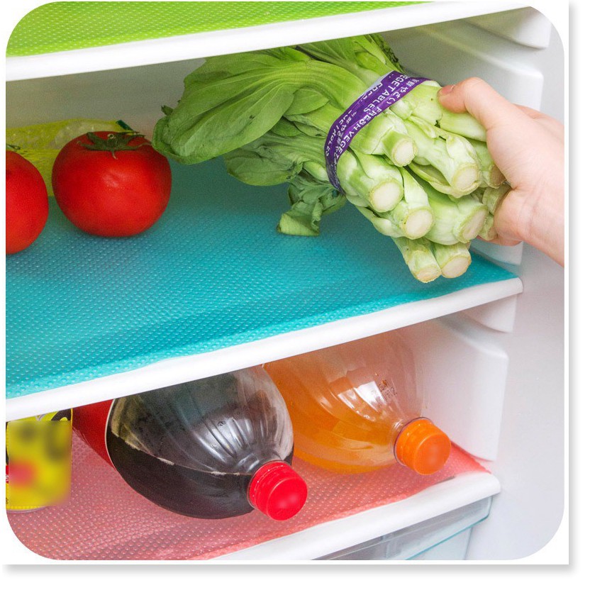 Miếng lót tủ lạnh  ✳️   Combo 4 Miếng lót làm sạch tủ lạnh, giữ cho học tự, tủ lạnh không bị hen ố, dễ vệ sinh 4141