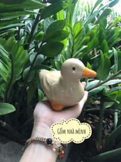 Cặp Vịt vàng men nhỏ
