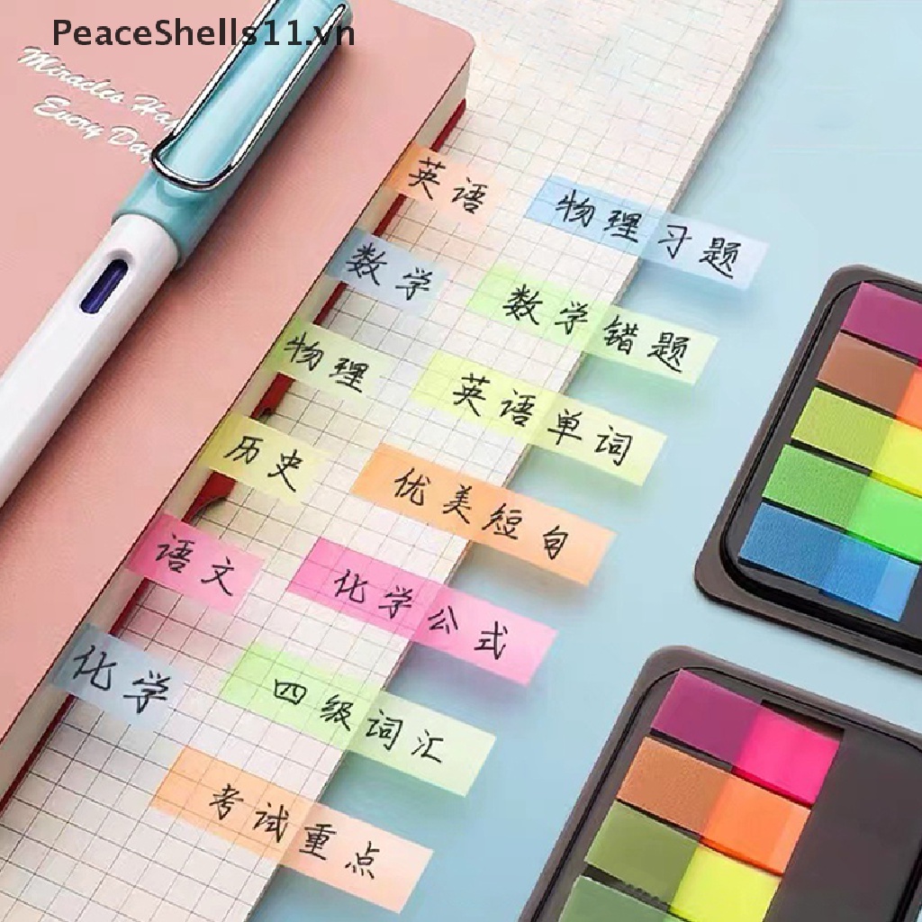 Giấy Ghi Chú Tự Dính Màu Sắc Huỳnh Quang Xinh Xắn
