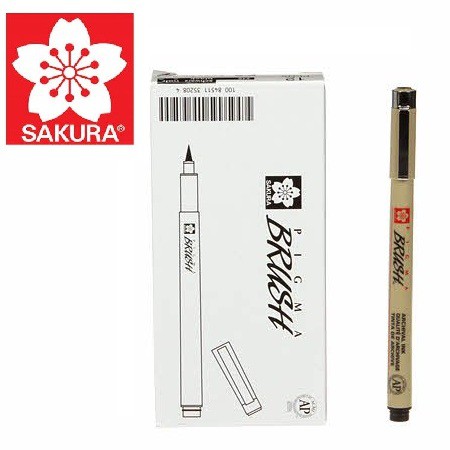 BÚT CỌ SAKURA PIGMA BRUSH - BLACK