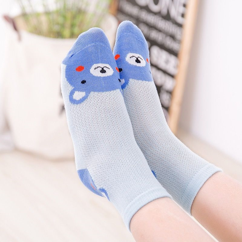 Tất Lưới Thoáng Khí Xinh Xắn Hợp Thời Trang 2021 Cho Bé