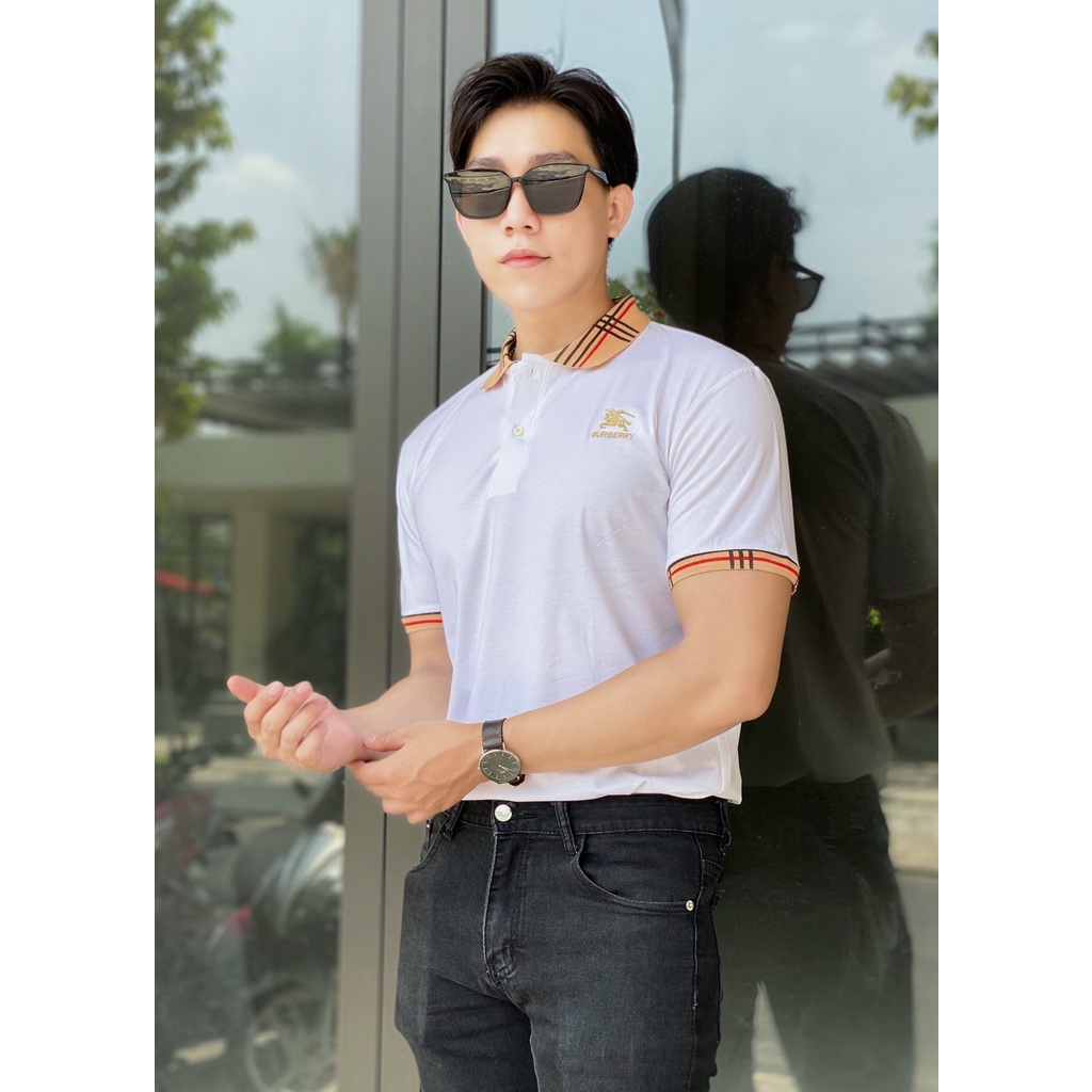 Áo Thun Polo Nam Cổ Bẻ Trơn trẻ trυng , Chất vải Cotton cao cấp chuẩn form