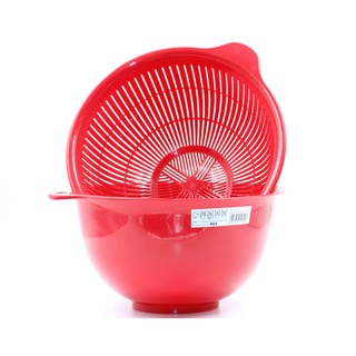 Bộ rổ chậu (màu đỏ ) 3.5l