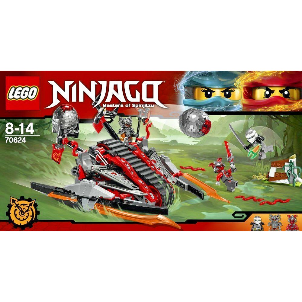 LEGO NINJAGO CHÍNH HÃNG - CỖ XE TÀN PHÁ CỦA BỌN VERMILLION - 313 CHI TIẾT - MÃ SP 70624