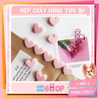 Kẹp giấy hình tim phong cách Hàn Quốc
