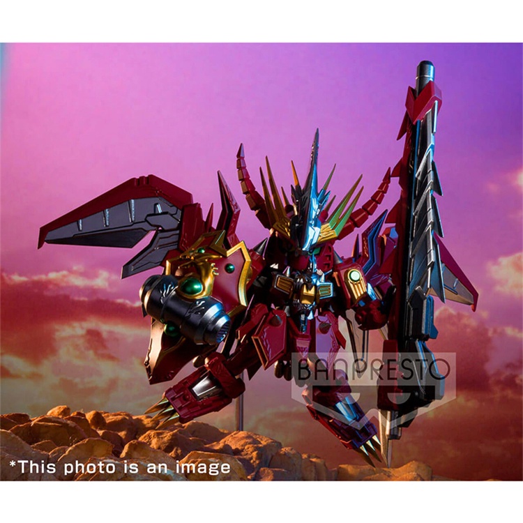 Mô Hình Ráp Sẵn SD Gundam God Fighter Red Lander (tặng kèm base)