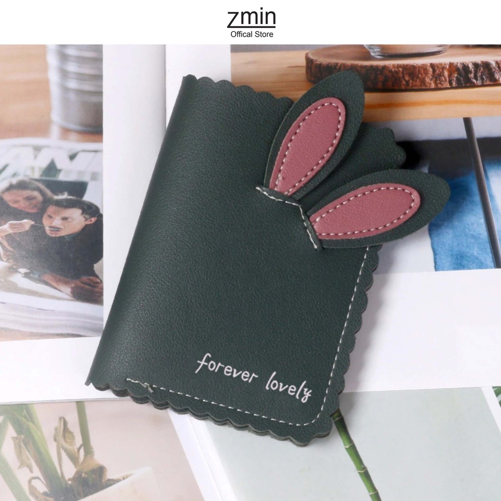 Ví bóp nữ mini cầm tay Zmin, chất liệu cao cấp có thể bỏ túi - V015