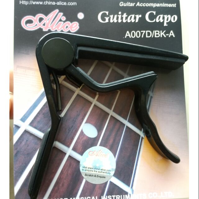 Capo đàn guitar ( ghi ta) acoustic classic Alice A007 bền đẹp chính hãng tại sài gòn thỉ đức bình thạnh bình dương