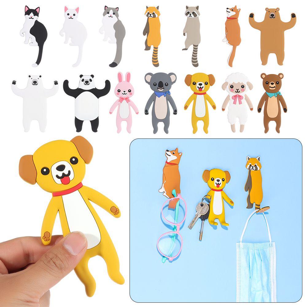 Móc Treo Chìa Khóa Họa Tiết Động Vật Hoạt Hình Đáng Yêu Trang Trí Nhà Cửa
