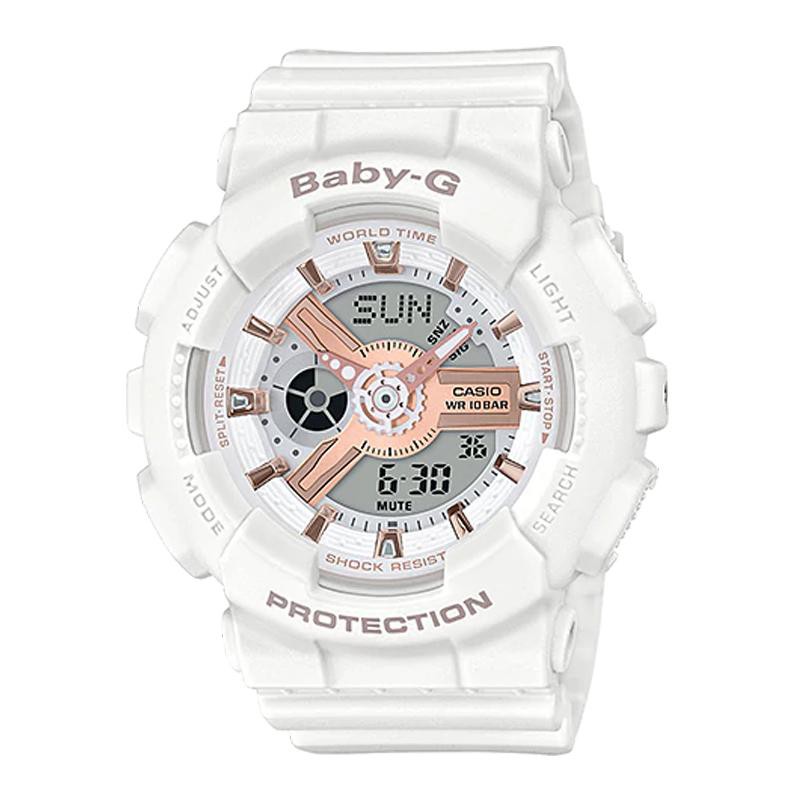 Đồng Hồ Nữ Casio Dây Nhựa BABYG BA-110RG-7ADR Chính Hãng