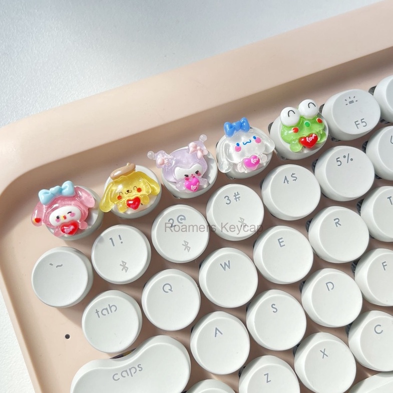 Keycap Lẻ Hàng Mới Phím Mini Trang Trí Bàn Phím Siêu Dễ Thương