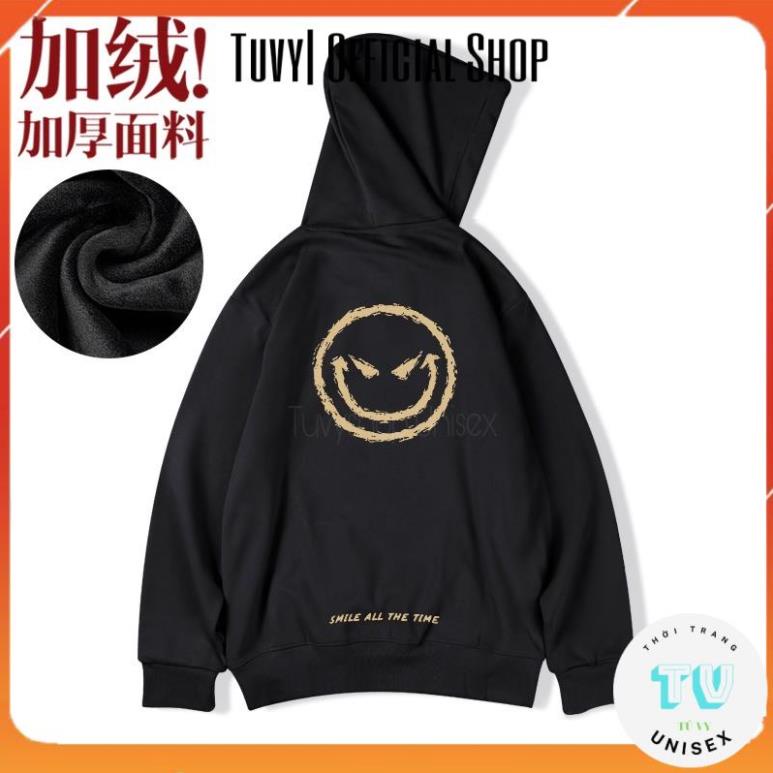 Hoodie nam nữ  TUVYSHOP  Áo Hoodie In Hình Mặt Quỷ Phong Cách Hip Hop dày ấm Mới Size M-8Xl