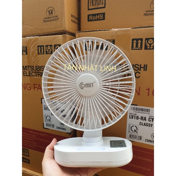 Quạt sạc Comet CRF1406