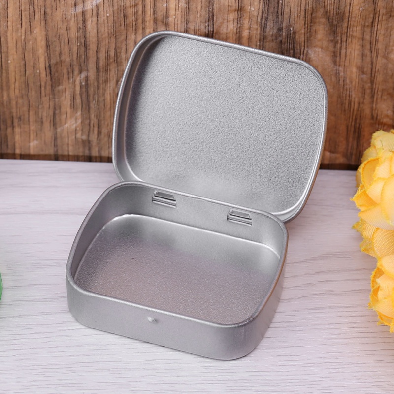 Hộp Thiếc Nắp Lật Mini Đựng Kẹo / Trang Sức