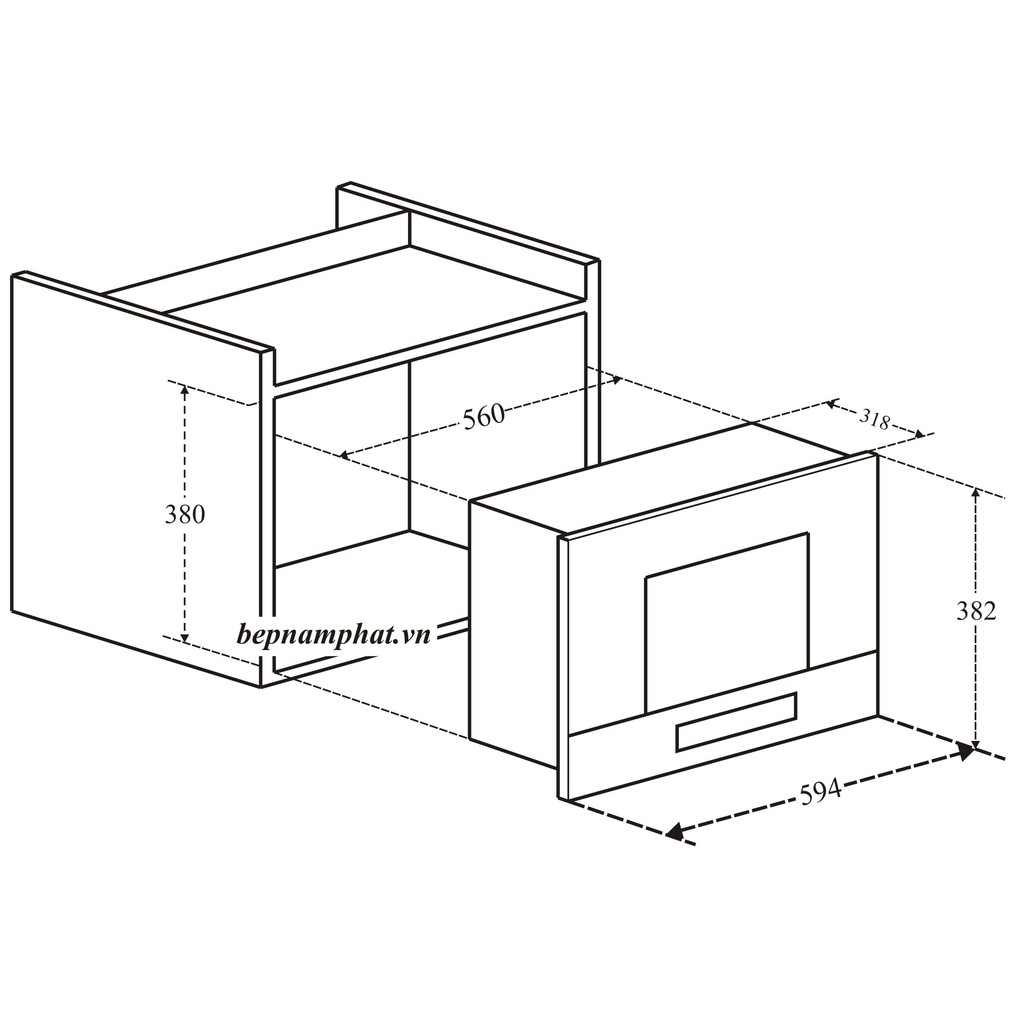 Lò vi sóng lắp âm tủ Bosch HMH.BFL634GS1B nhập khẩu Anh