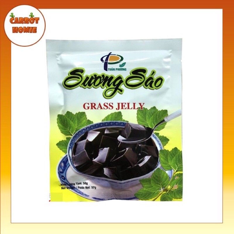 Bột sương sáo Tuấn Phương có dầu chuối/ không dầu chuối 50gr