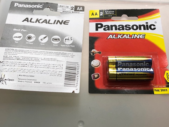 Pin nhỡ AA Panasonic vỉ 2 Viên dung lượng cao