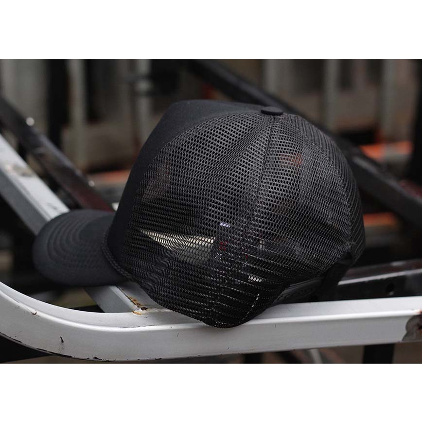 Nón Lưỡi Chai Màu Đen In Hình Linh Thú Lửa Xfire Chất Liệu Dệt Vải Cotton Phối Lưới Cao Cấp, Mềm Mịn, Thoáng Mát.