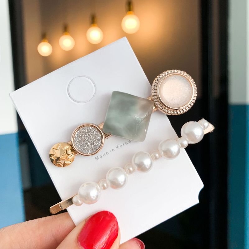 phụ kiện thời trang Good Quality South Korea kẹp tóc Creative Female Hairpin Ins Back Of The Head Hair Clip
