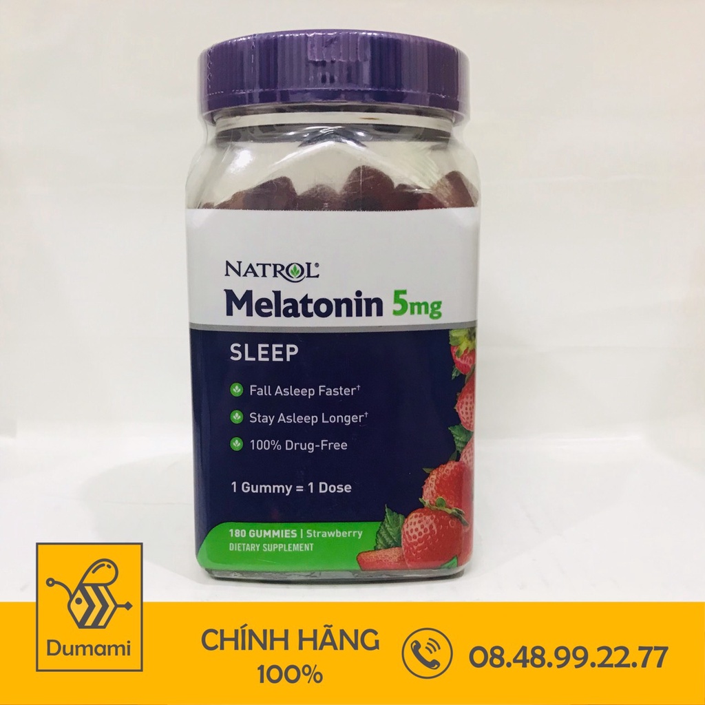 Kẹo ngậm melatonin sleep 5mg 250 viên Của Mỹ