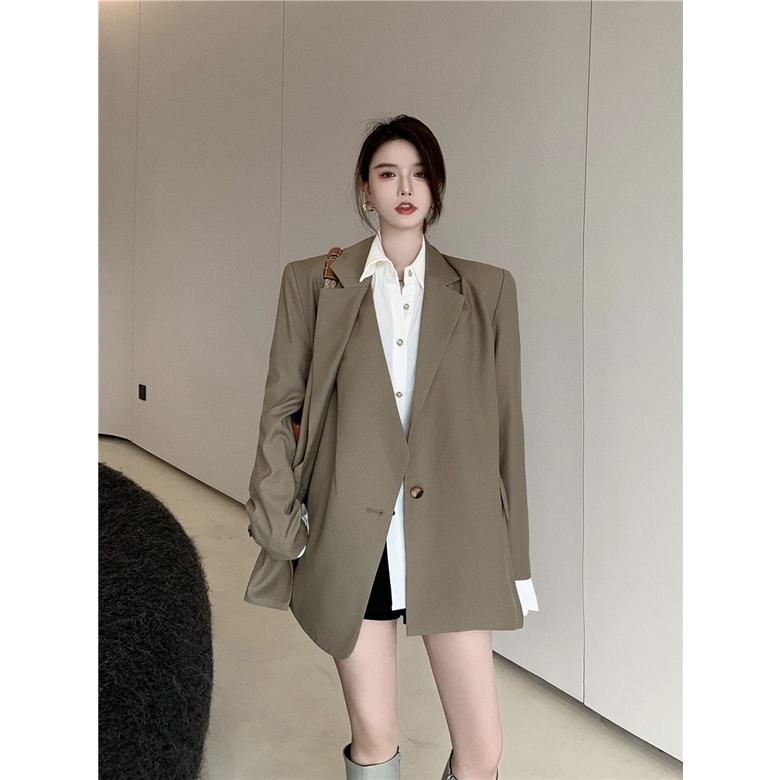 [𝐅𝐑𝐄𝐄𝐒𝐇𝐈𝐏] Áo khoác blazer nữ hàng Quảng Châu cao cấp đầu xu hướng thu đông phong cách Hàn Quốc ngọt ngào sang trọng | BigBuy360 - bigbuy360.vn
