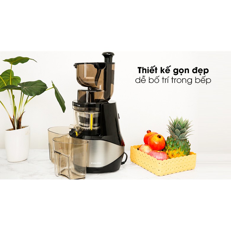 Máy ép chậm Kalite KL-599, ép kiệt, dễ dàng vệ sinh - Hàng chính hãng