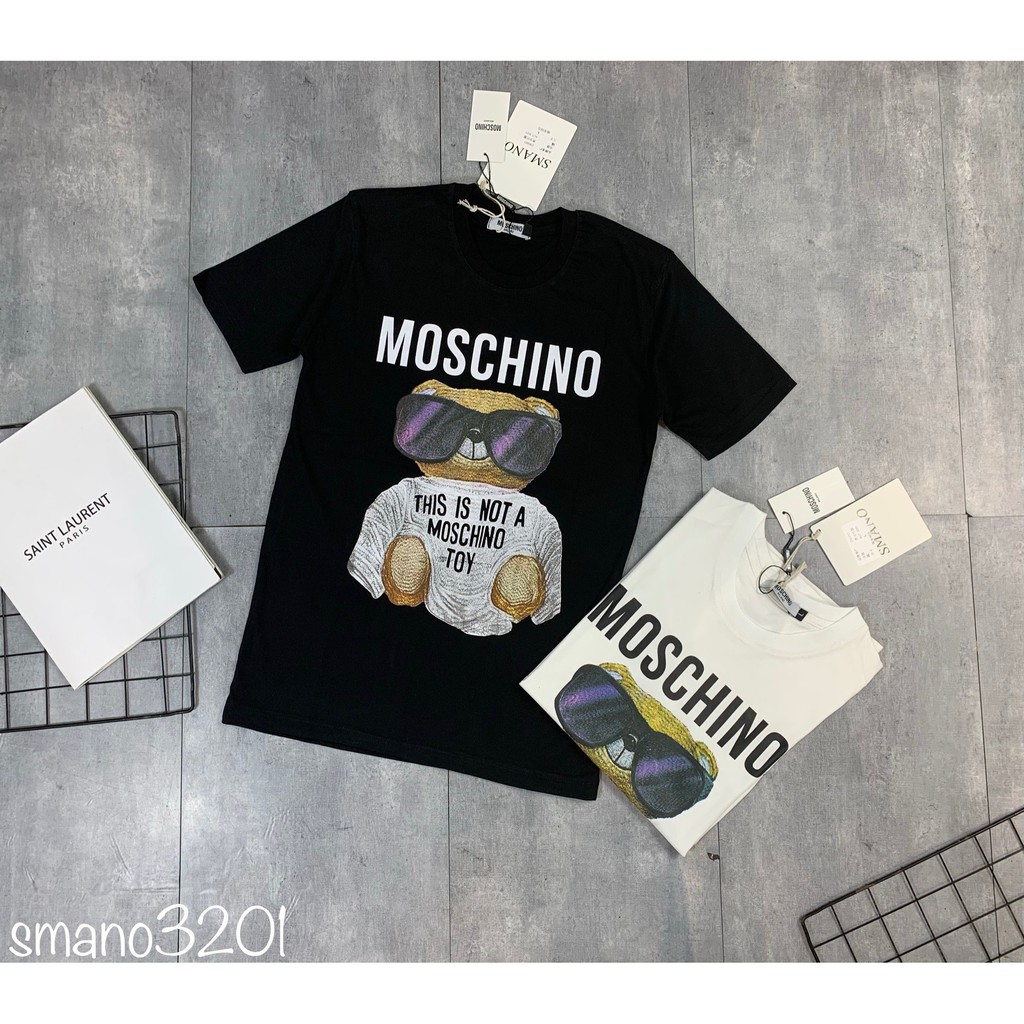 Áo phông nam mặt gấu trước kèm chữ,áo form chuẩn có đủ sz(40-72kg) | BigBuy360 - bigbuy360.vn