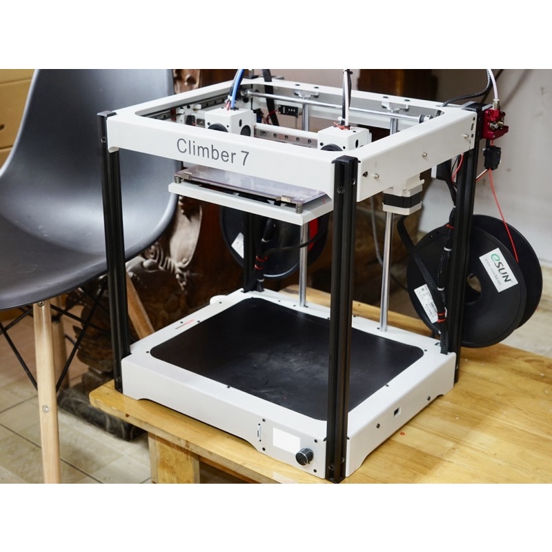 Máy in 3d 2 đầu in Climber 7 bi vuông rail cnc