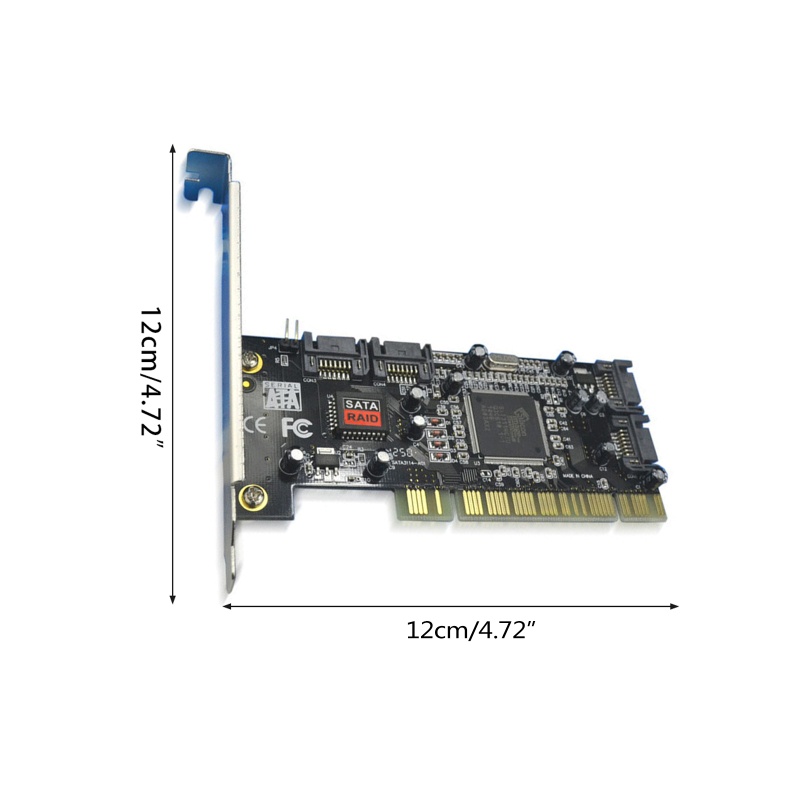 Card mở rộng PCI sang 4 cổng SATA cho máy tính bàn/ HDD SSD