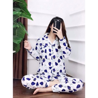 Pijama dài tay (combo khách)