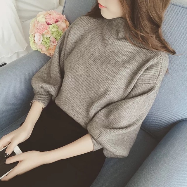 Áo len tay bồng (có sẵn)