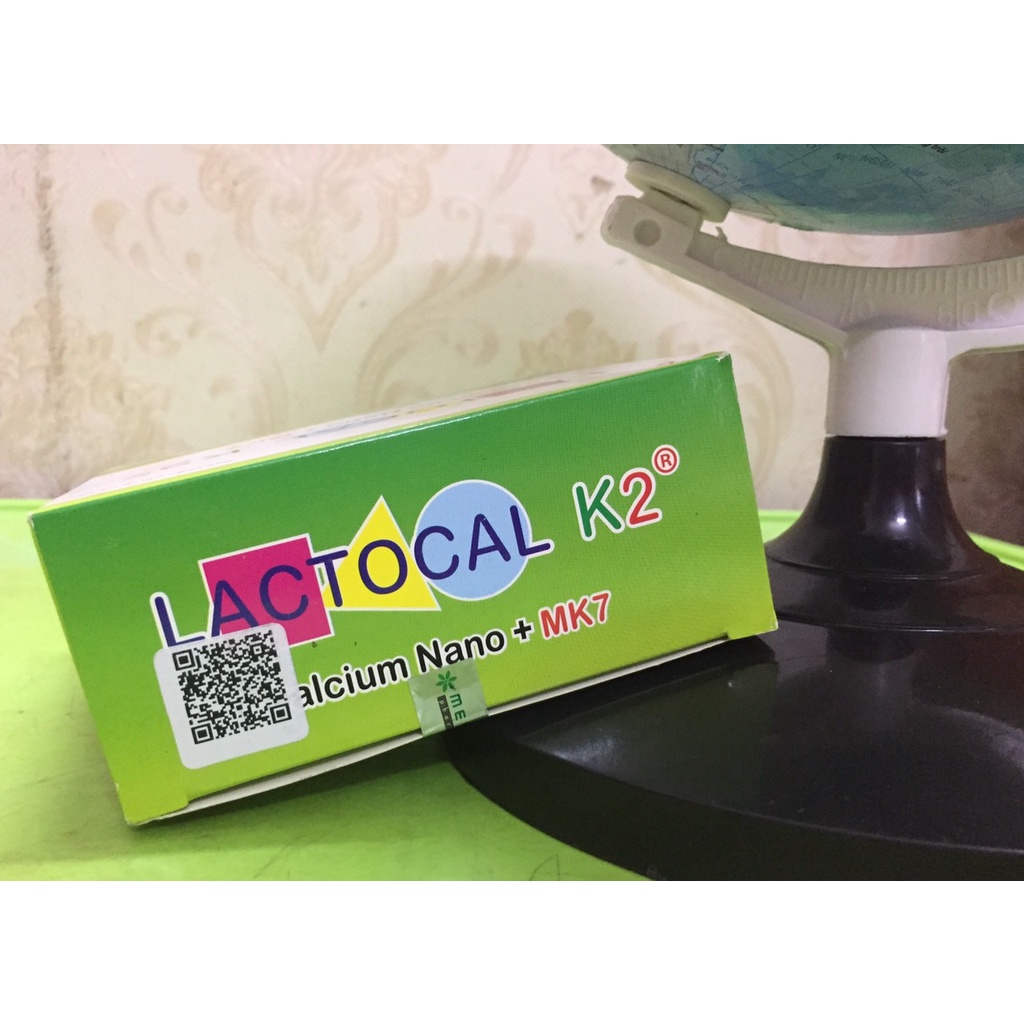Lactocal K2 Calcium Nano + Mk7 Siro Bổ sung canxi cho bé còi xương, hỗ trợ hấp thu canxi