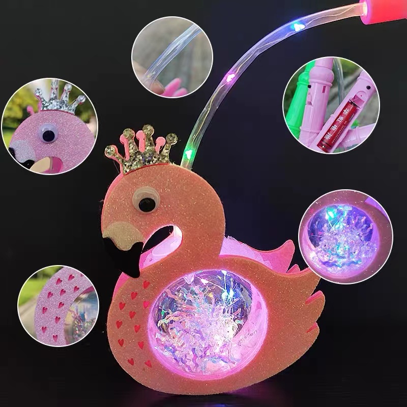 Lồng Đèn Led Nhấp Nháy Nhiều Hình Dạng Siêu Xinh Xắn Cho Bé Vui Chơi Trung Thu(Mẫu Ngẫu Nhiên)