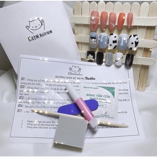 NAILBOX - Set 10 móng họa tiết dễ thương