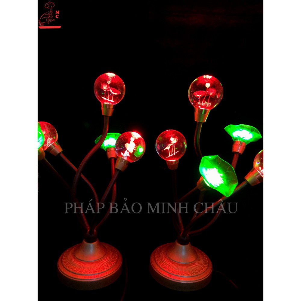 [PHÁP BẢO MINH CHÂU] Đèn 3 Cầu Pha Lê