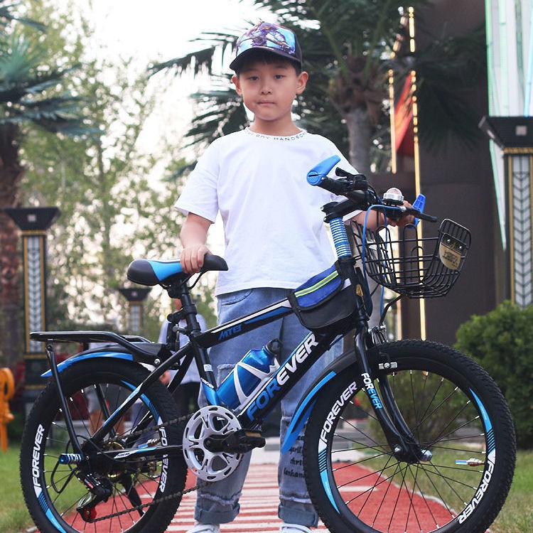 Xe đạp trẻ em Shanghai Yongheng Mountain Bike dành cho học sinh 6-9-10 -11-15 tuổi nam và nữ tốc độ thay đổi