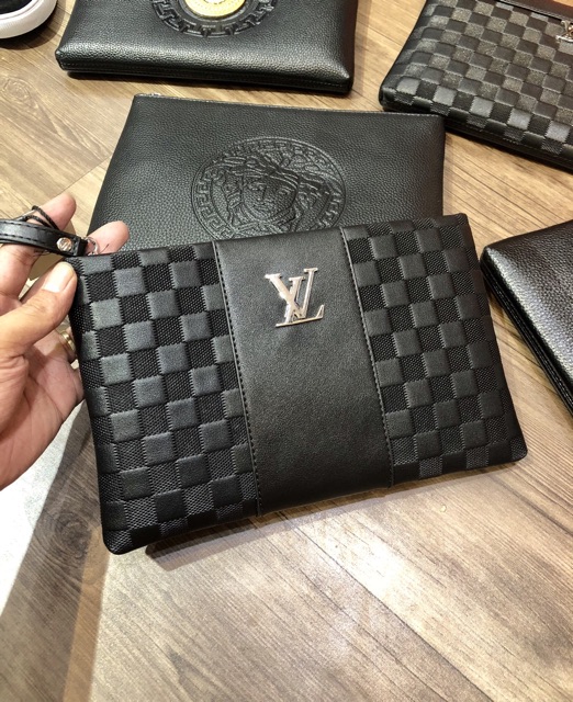 Ví cầm tay Nam Nữ da có sẵn.!! Cluth da