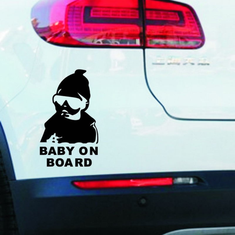 Sticker Dán Họa Tiết &quot;baby On Board&quot; Cho Xe Ô-tô