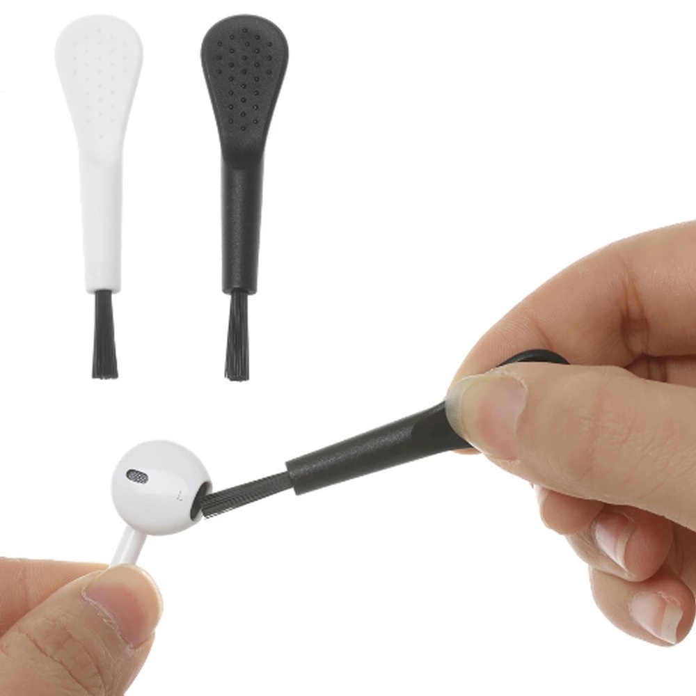 1 Bàn Chải Loại Bỏ Bụi Tai Nghe / Vỏ Bọc Tai Nghe Bluetooth Thông Dụng