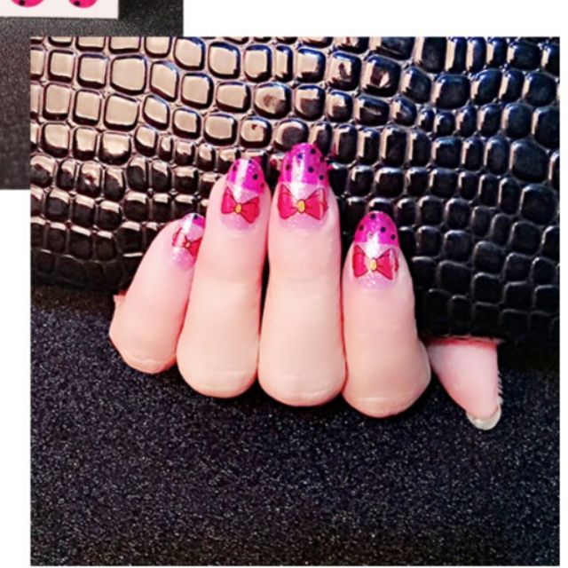 Sét 12 miếng dán móng nail wraps