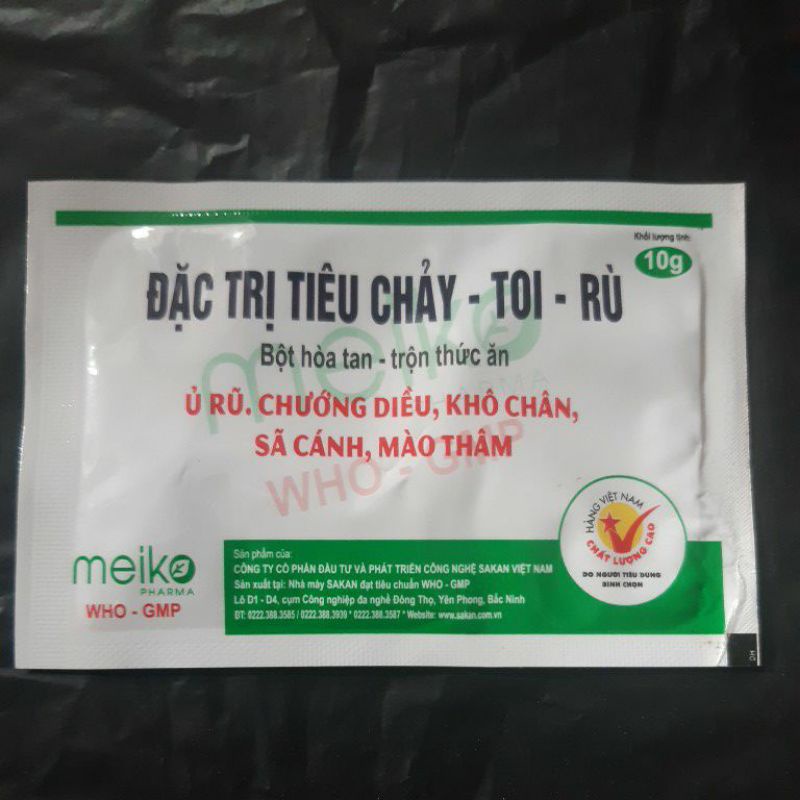 Bột hòa tan Toi Rù tiêu chảy 10g