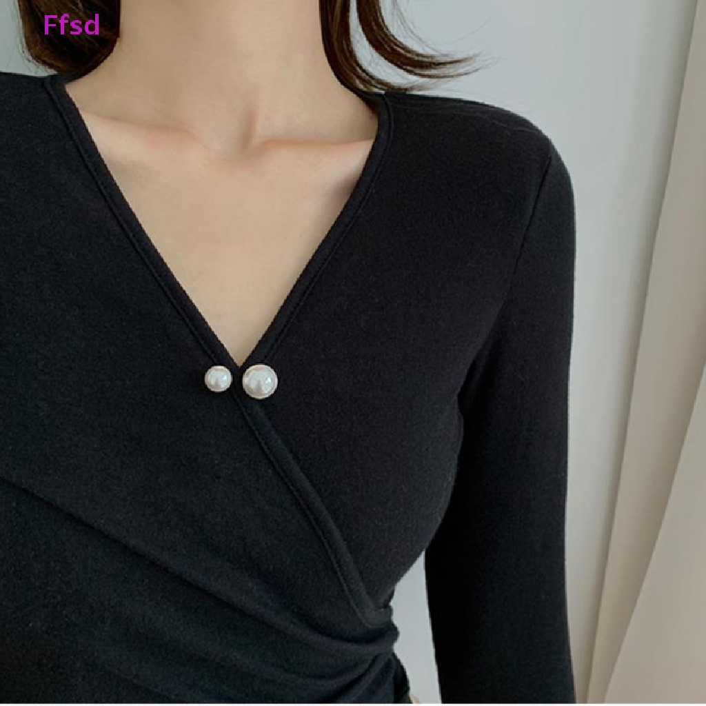 {Ffsd} Ghim Cài Thắt Lưng Đính Ngọc Trai Nhỏ Nhắn Trang Trí * Bán Chạy