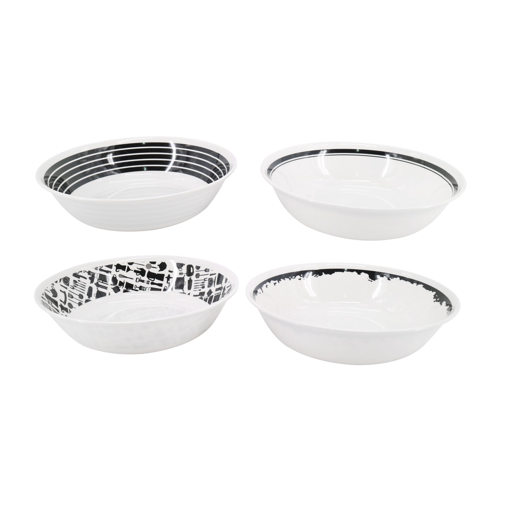 Tô Nhựa Melamine Trắng 20cm Uncle Bills KM0002